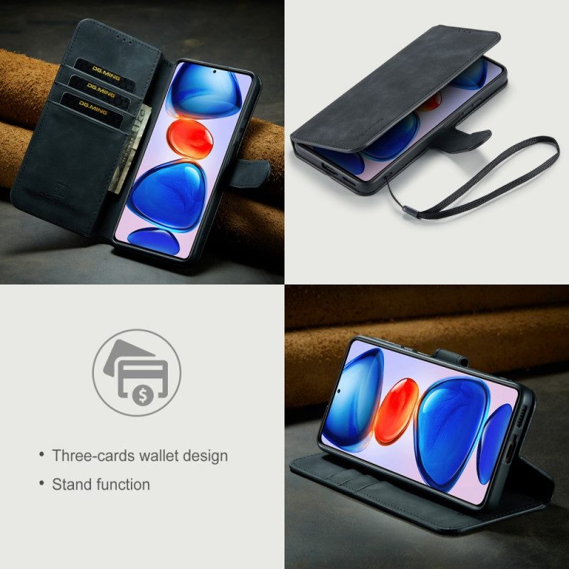 Flip Case Für Xiaomi Redmi Note 11 Pro Plus 5G Dg.ming Retro