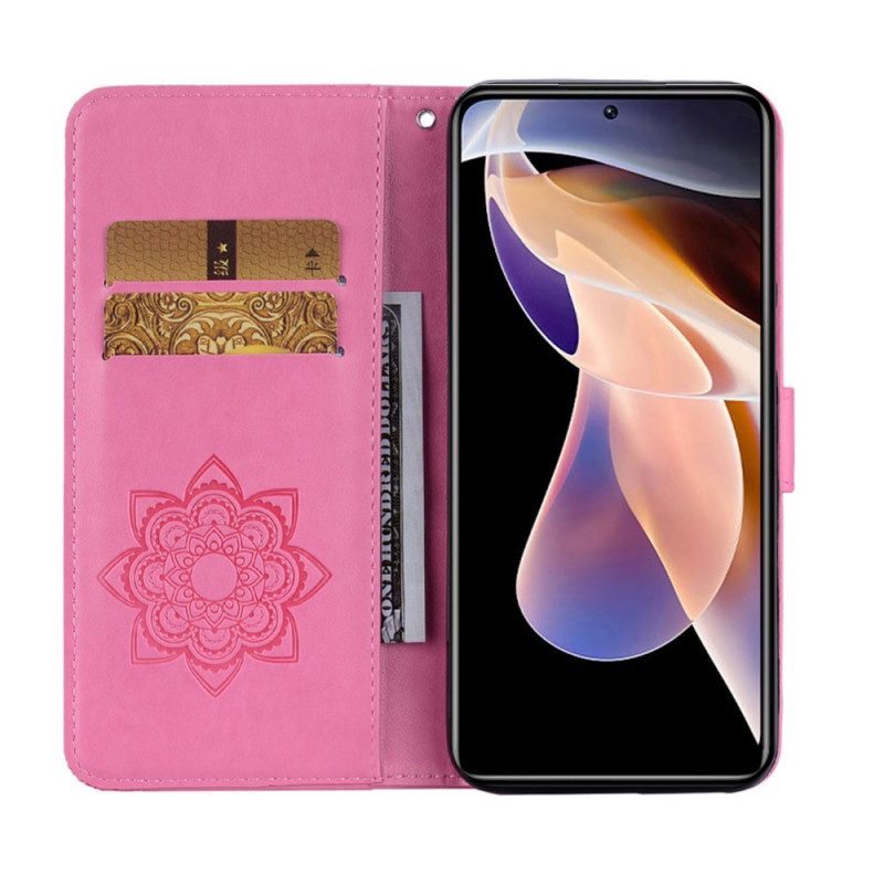 Flip Case Für Xiaomi Redmi Note 11 Pro Plus 5G Eulen-mandala Und Charme