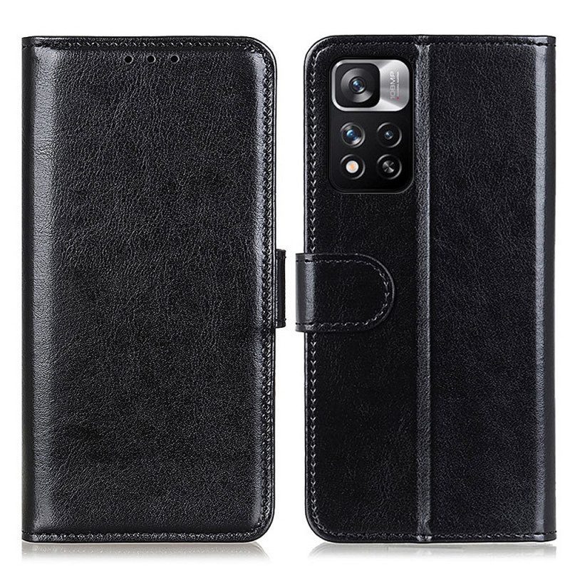 Flip Case Für Xiaomi Redmi Note 11 Pro Plus 5G Finesse Aus Kunstleder