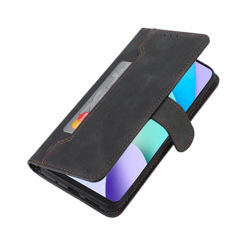 Flip Case Für Xiaomi Redmi Note 11 Pro Plus 5G Kartenhalter Vorne