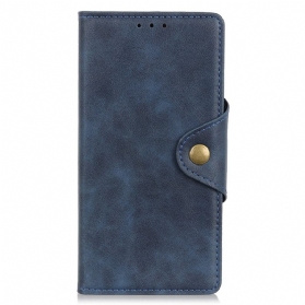 Flip Case Für Xiaomi Redmi Note 11 Pro Plus 5G Knopf Aus Kunstleder