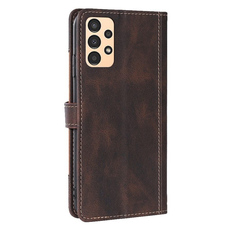 Flip Case Für Xiaomi Redmi Note 11 Pro Plus 5G Kunstleder Bicolor Stylisch