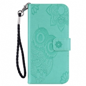 Flip Case Für Xiaomi Redmi Note 11 Pro Plus 5G Mandala-eule