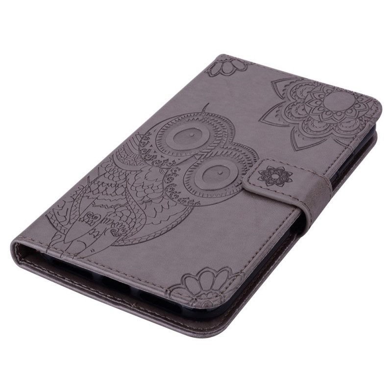 Flip Case Für Xiaomi Redmi Note 11 Pro Plus 5G Mandala-eule