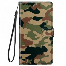 Flip Case Für Xiaomi Redmi Note 11 Pro Plus 5G Militärische Tarnung