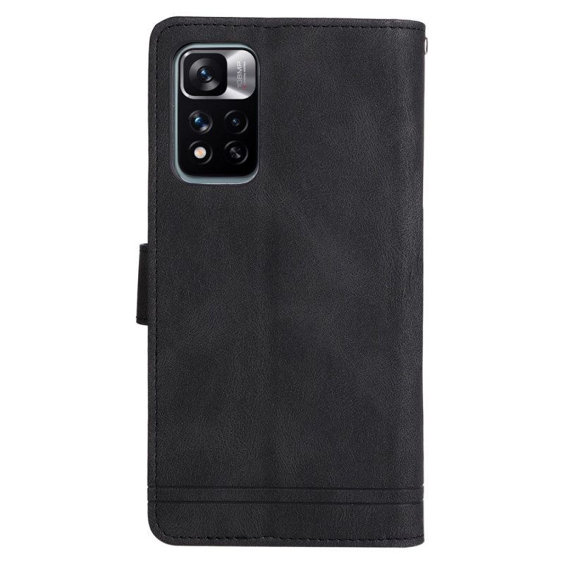 Flip Case Für Xiaomi Redmi Note 11 Pro Plus 5G Multifunktionale Geldbörse