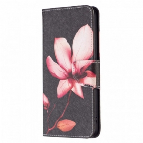 Flip Case Für Xiaomi Redmi Note 11 Pro Plus 5G Pinke Blume