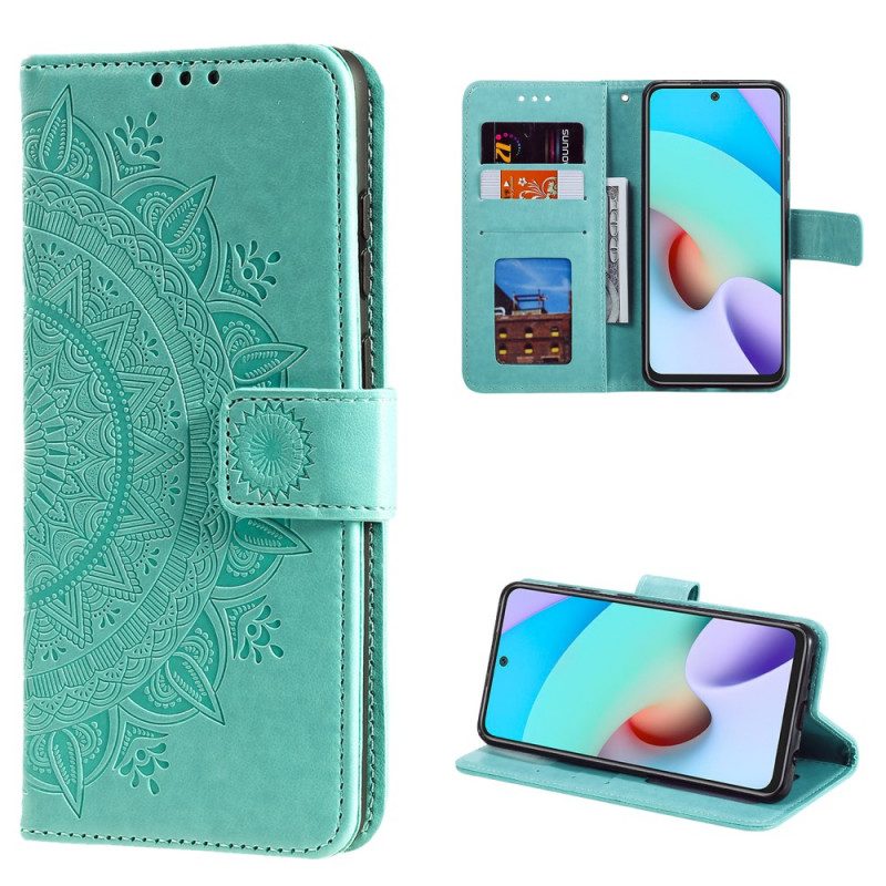 Flip Case Für Xiaomi Redmi Note 11 Pro Plus 5G Sonnenmandala