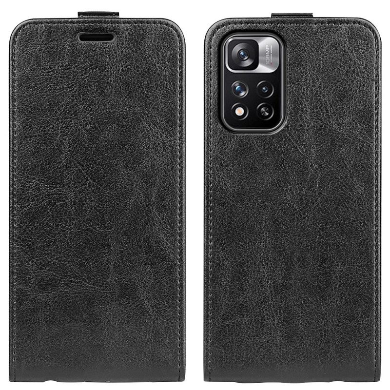 Flip Case Für Xiaomi Redmi Note 11 Pro Plus 5G Flip Case Vertikale Klappe In Lederoptik