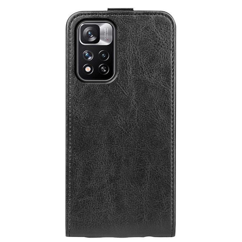 Flip Case Für Xiaomi Redmi Note 11 Pro Plus 5G Flip Case Vertikale Klappe In Lederoptik