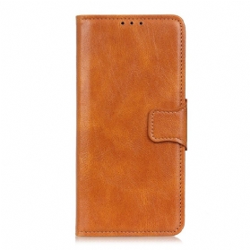 Flip Case Für Xiaomi Redmi Note 11 Pro Plus 5G Wendeverschluss Aus Spaltleder