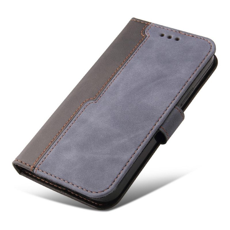 Flip Case Für Xiaomi Redmi Note 11 Pro Plus 5G Zweifarbig