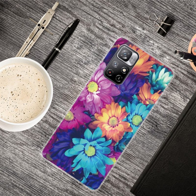 Handyhülle Für Xiaomi Redmi Note 11 Pro Plus 5G Flexible Blumen