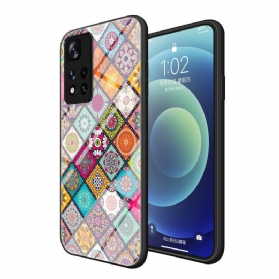 Hülle Für Xiaomi Redmi Note 11 Pro Plus 5G Patchwork-magnethalter