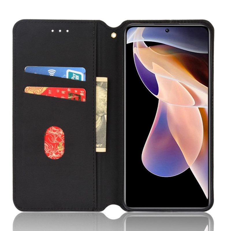 Schutzhülle Für Xiaomi Redmi Note 11 Pro Plus 5G Flip Case 3d-textur Mit Ledereffekt