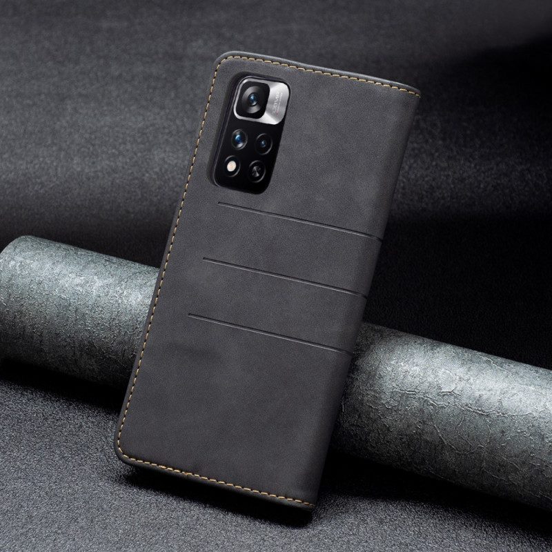 Schutzhülle Für Xiaomi Redmi Note 11 Pro Plus 5G Flip Case Binfen-farbe