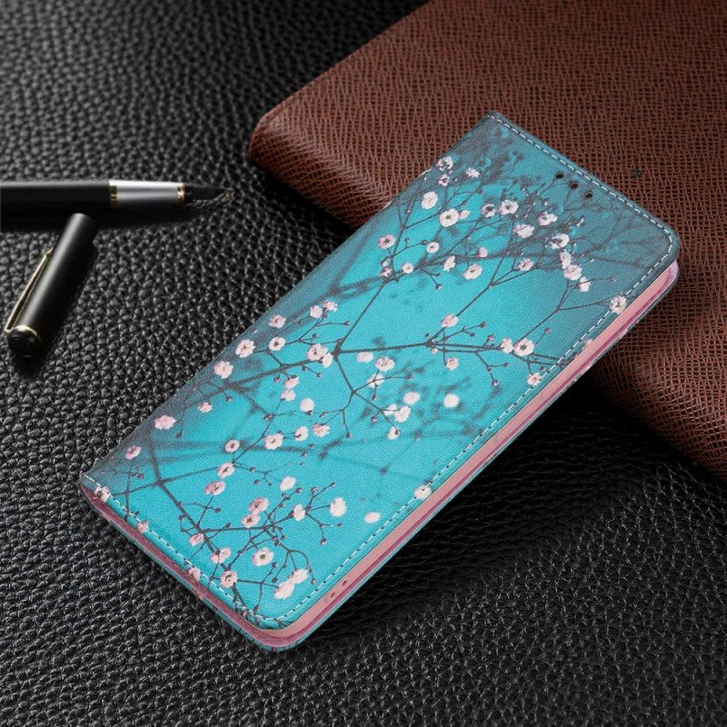 Schutzhülle Für Xiaomi Redmi Note 11 Pro Plus 5G Flip Case Blühende Zweige