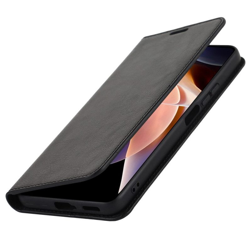 Schutzhülle Für Xiaomi Redmi Note 11 Pro Plus 5G Flip Case Echtes Leder