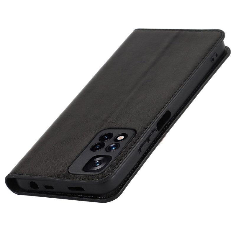 Schutzhülle Für Xiaomi Redmi Note 11 Pro Plus 5G Flip Case Echtes Leder