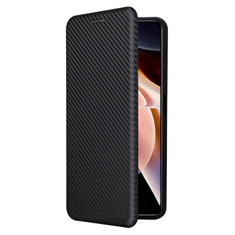 Schutzhülle Für Xiaomi Redmi Note 11 Pro Plus 5G Flip Case Farbiges Carbon-silikon