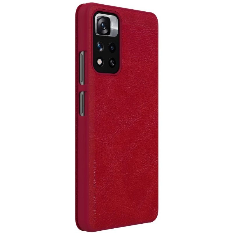 Schutzhülle Für Xiaomi Redmi Note 11 Pro Plus 5G Flip Case Nillkin Qin-serie