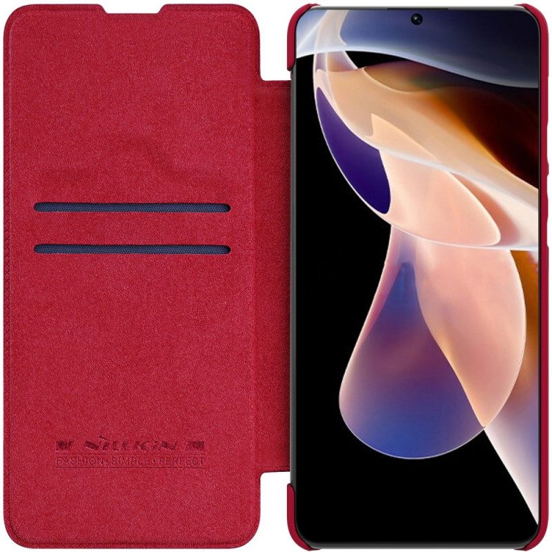 Schutzhülle Für Xiaomi Redmi Note 11 Pro Plus 5G Flip Case Nillkin Qin-serie