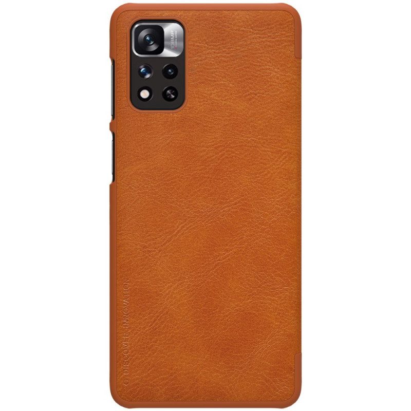 Schutzhülle Für Xiaomi Redmi Note 11 Pro Plus 5G Flip Case Nillkin Qin-serie