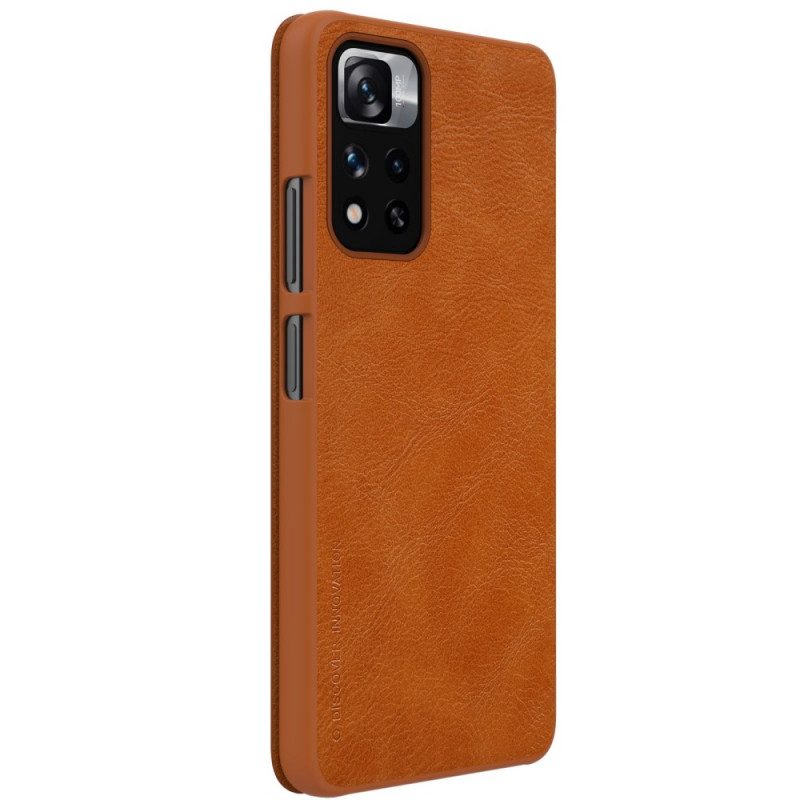 Schutzhülle Für Xiaomi Redmi Note 11 Pro Plus 5G Flip Case Nillkin Qin-serie