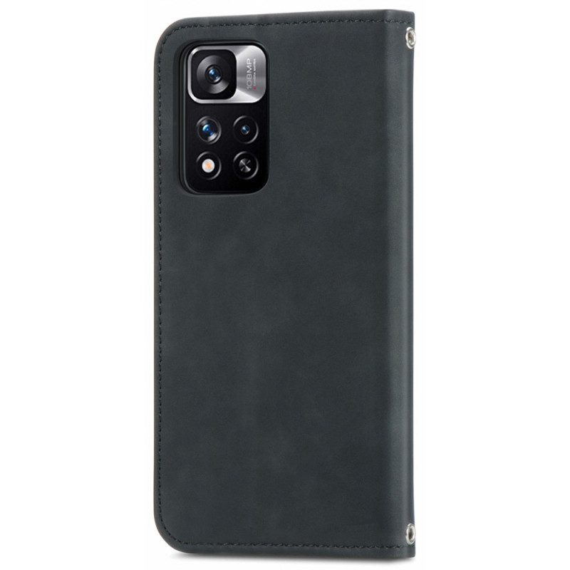 Schutzhülle Für Xiaomi Redmi Note 11 Pro Plus 5G Flip Case Retro