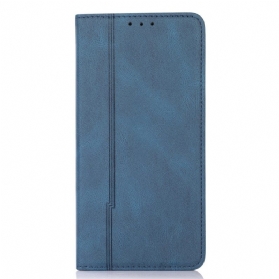 Schutzhülle Für Xiaomi Redmi Note 11 Pro Plus 5G Flip Case Stil Lederlinie