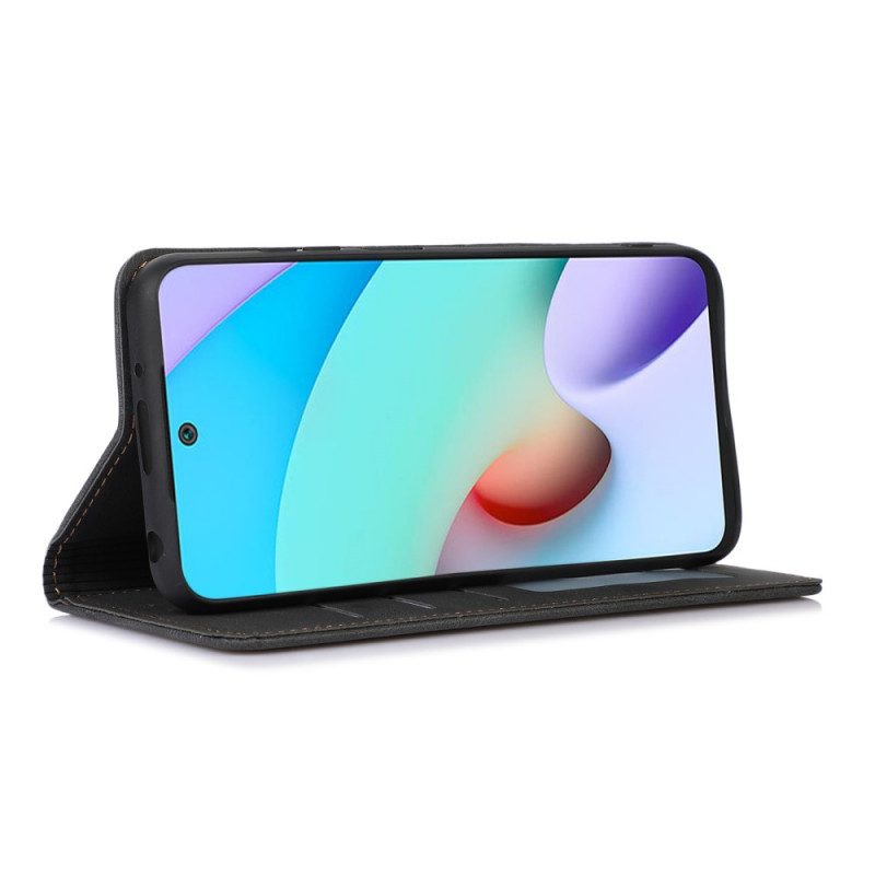 Schutzhülle Für Xiaomi Redmi Note 11 Pro Plus 5G Flip Case Stil Lederlinie