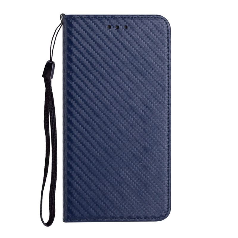 Schutzhülle Für Xiaomi Redmi Note 11 Pro Plus 5G Mit Kordel Flip Case Kohlefaserarmband