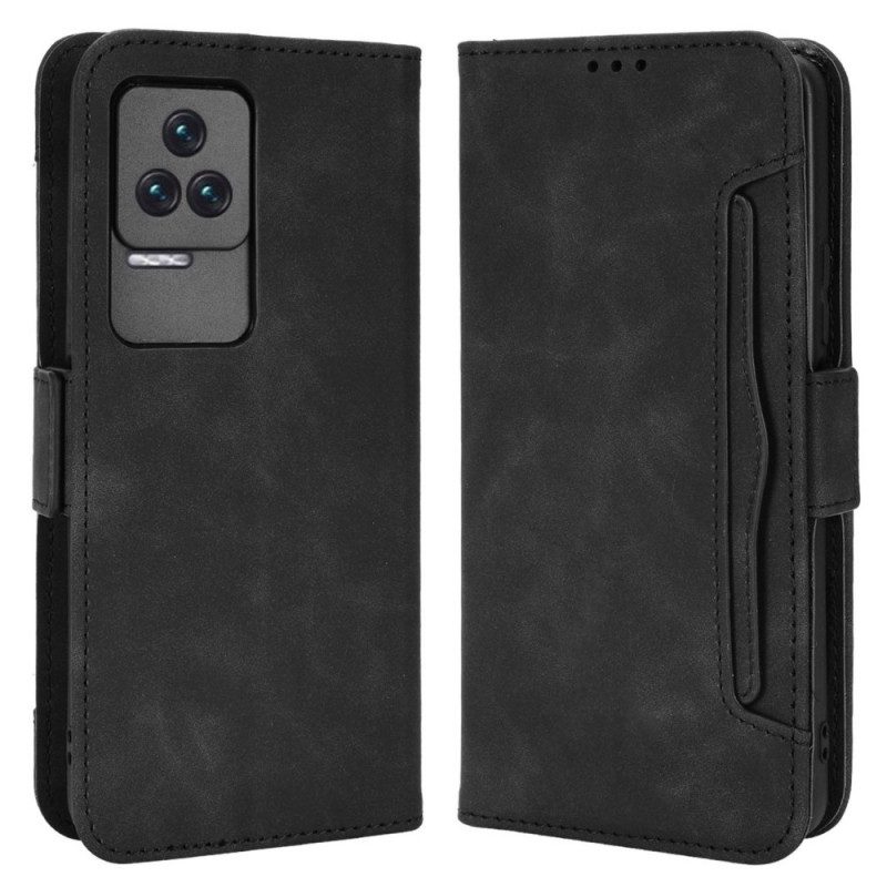 Flip Case Für Poco F4 Multi-karten