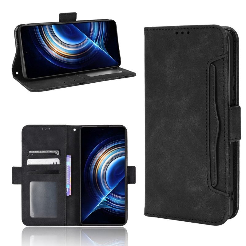 Flip Case Für Poco F4 Multi-karten