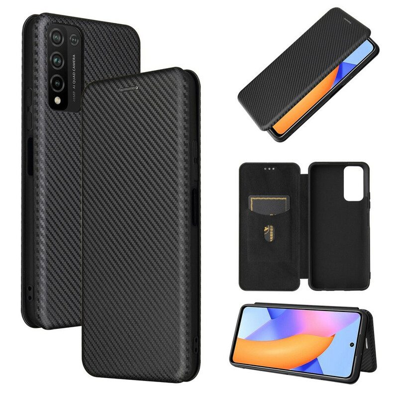 Schutzhülle Für Honor 10X Lite Flip Case Kohlefaser