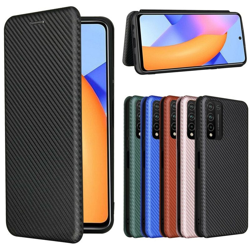 Schutzhülle Für Honor 10X Lite Flip Case Kohlefaser