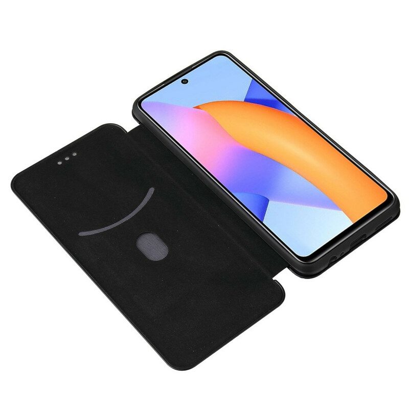 Schutzhülle Für Honor 10X Lite Flip Case Kohlefaser