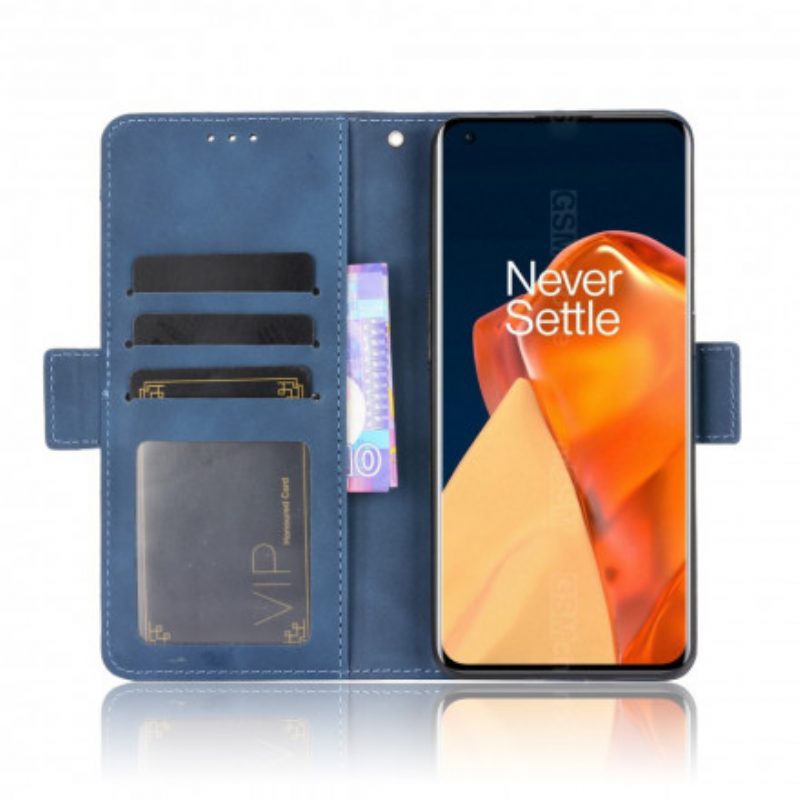 Flip Case Für OnePlus 9 Pro Multi-card Premier Class