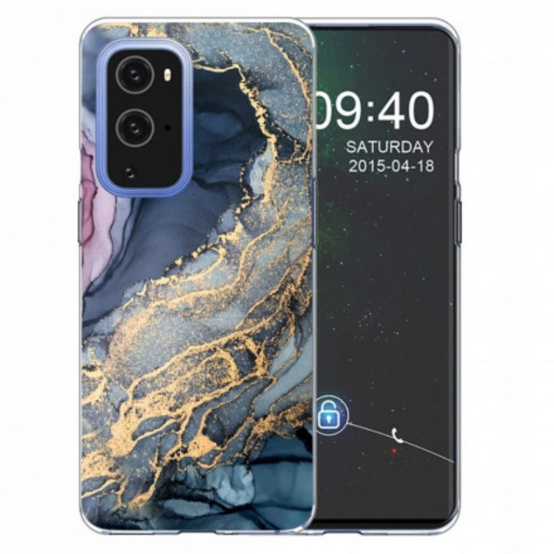 Handyhülle Für OnePlus 9 Pro Farbiger Marmor