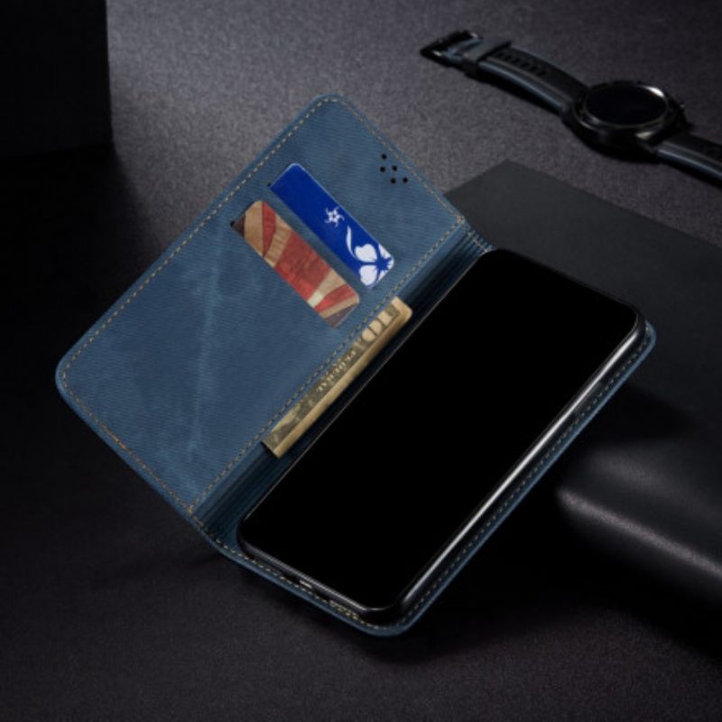 Schutzhülle Für OnePlus 9 Pro Flip Case Kunstleder-jeans-textur