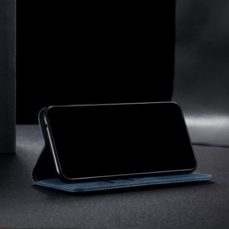 Schutzhülle Für OnePlus 9 Pro Flip Case Kunstleder-jeans-textur