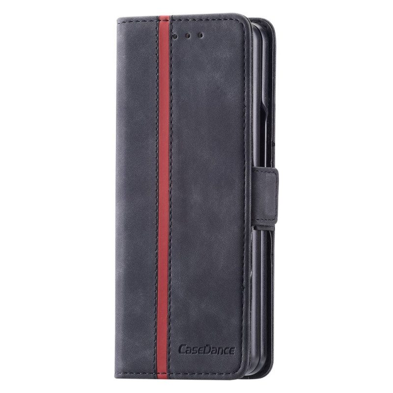 Flip Case Für Samsung Galaxy Z Fold 4 Casedance Serie Waltz 001