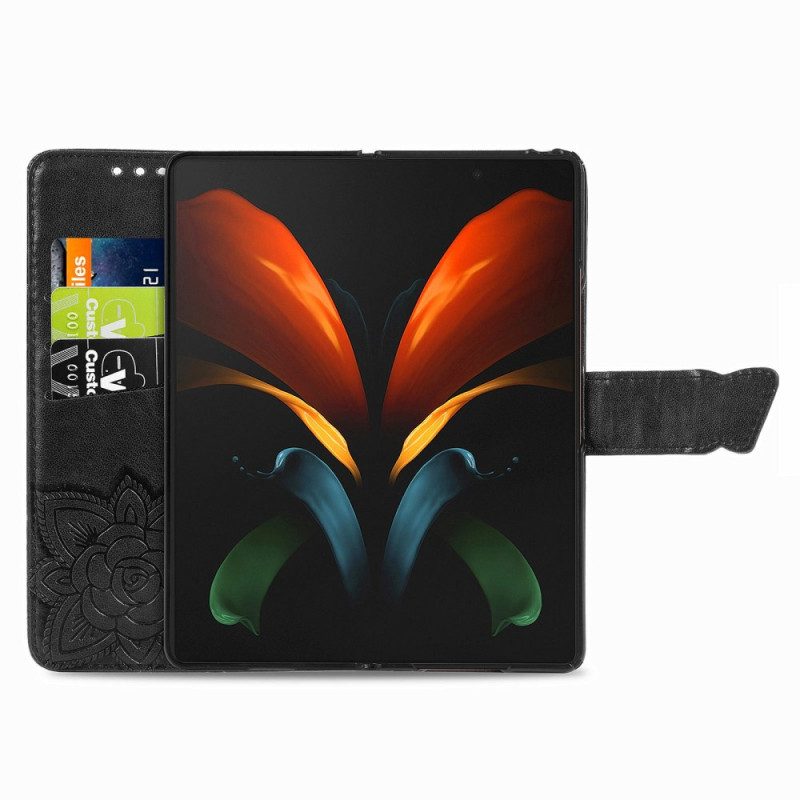 Flip Case Für Samsung Galaxy Z Fold 4 Riesiger Schmetterling