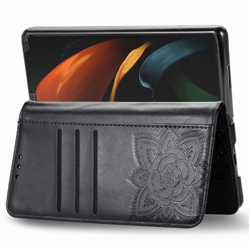 Flip Case Für Samsung Galaxy Z Fold 4 Riesiger Schmetterling