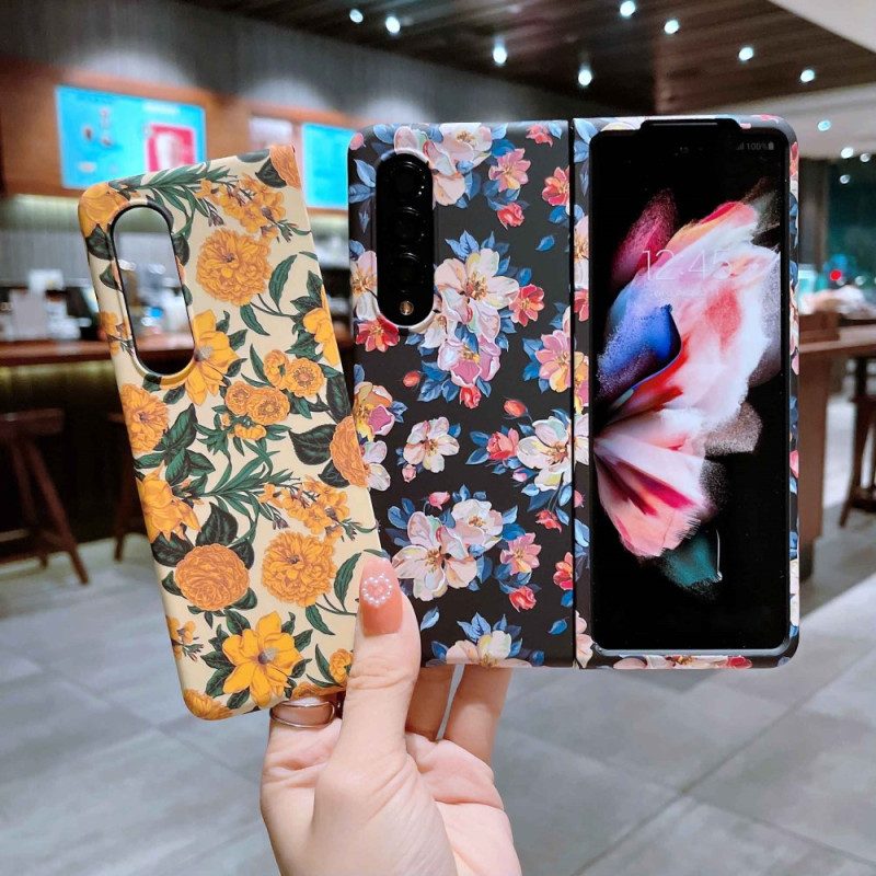 Handyhülle Für Samsung Galaxy Z Fold 4 Blumen-tapete