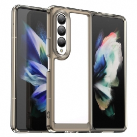 Handyhülle Für Samsung Galaxy Z Fold 4 Transparente Farbige Kanten