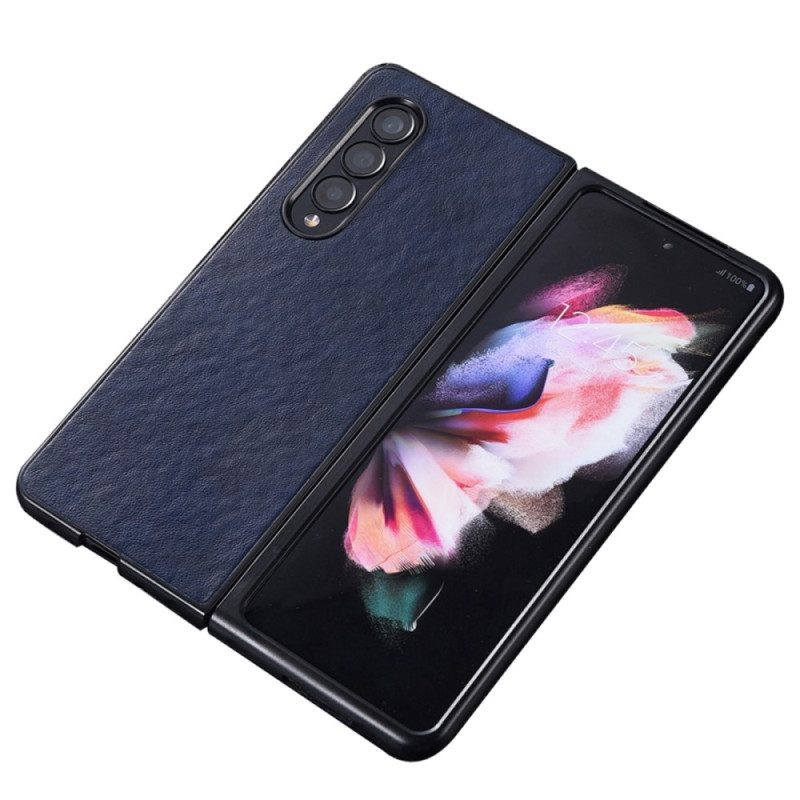 Hülle Für Samsung Galaxy Z Fold 4 Kunstleder-nylon-textur