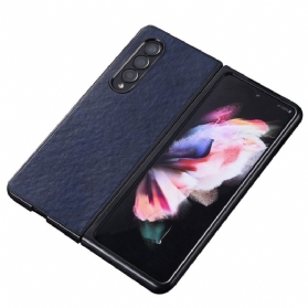 Hülle Für Samsung Galaxy Z Fold 4 Kunstleder-nylon-textur