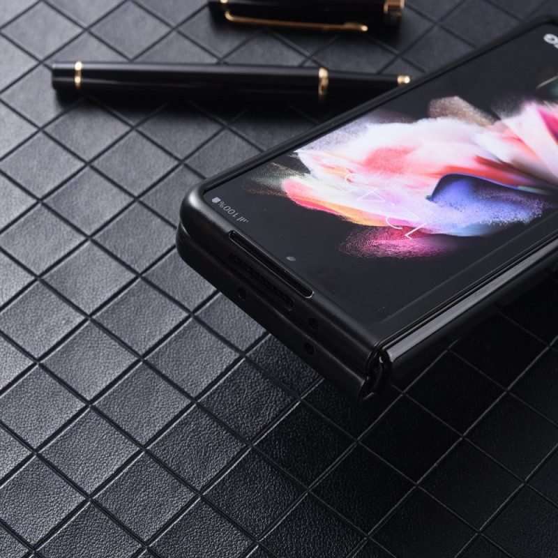 Hülle Für Samsung Galaxy Z Fold 4 Kunstleder-nylon-textur