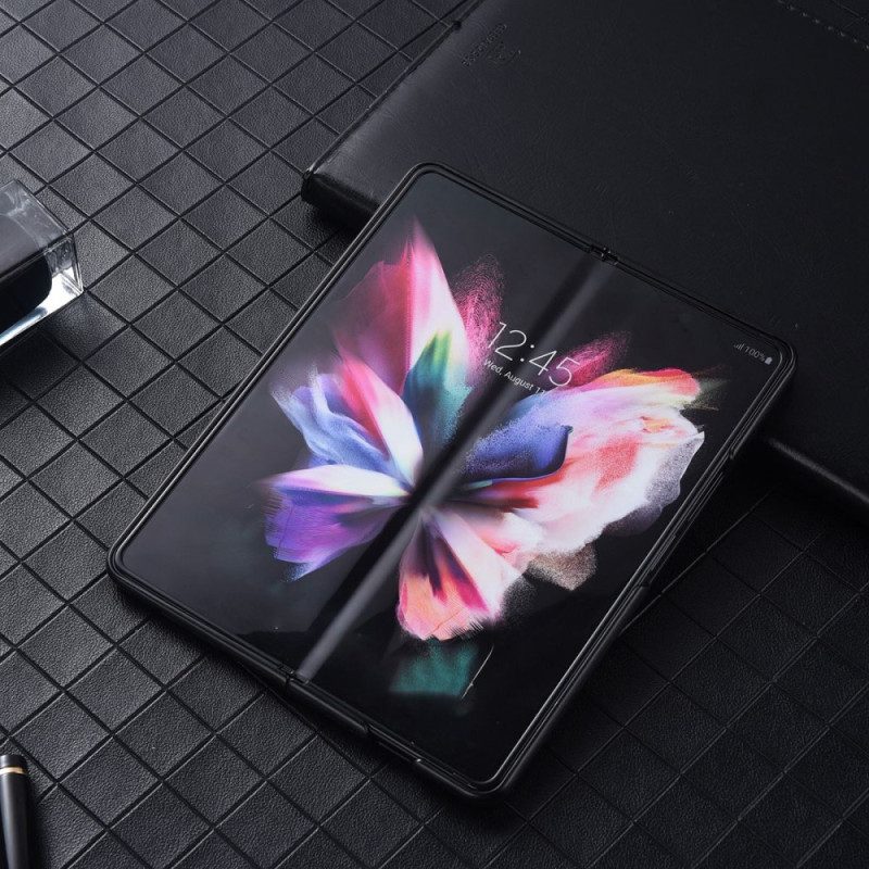 Hülle Für Samsung Galaxy Z Fold 4 Kunstleder-nylon-textur